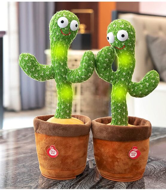 DANCING CACTUS RECHARGEABLE TOY ( WITH ANDROID CABLE)