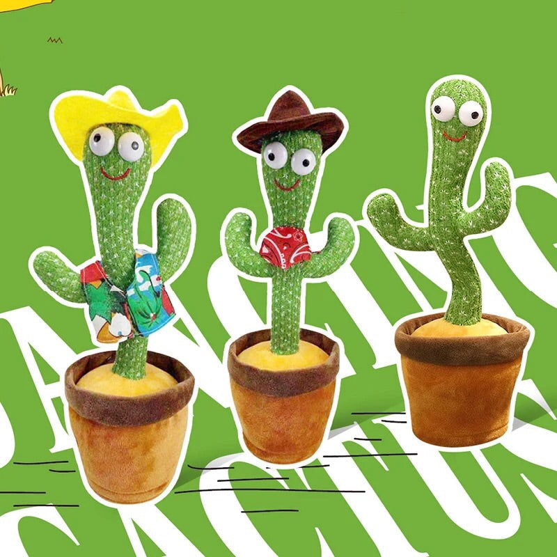 DANCING CACTUS RECHARGEABLE TOY ( WITH ANDROID CABLE)