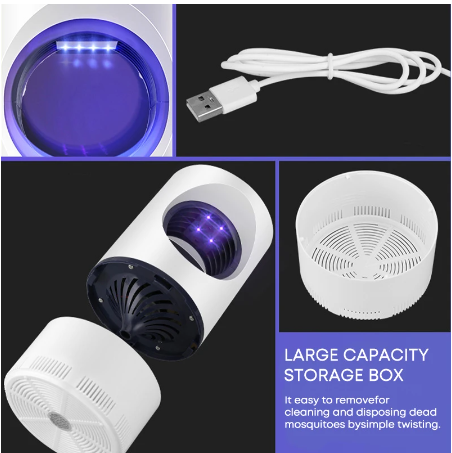 Mosquito Killer Round Lamp USB Mosquito Repellent LED