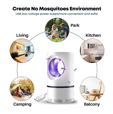 Mosquito Killer Round Lamp USB Mosquito Repellent LED