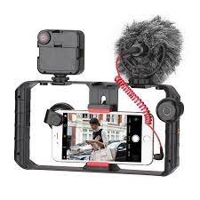 Apkina DS1 Smartphone Video Handle Rig Filmmaking Stabilizer Case – Black