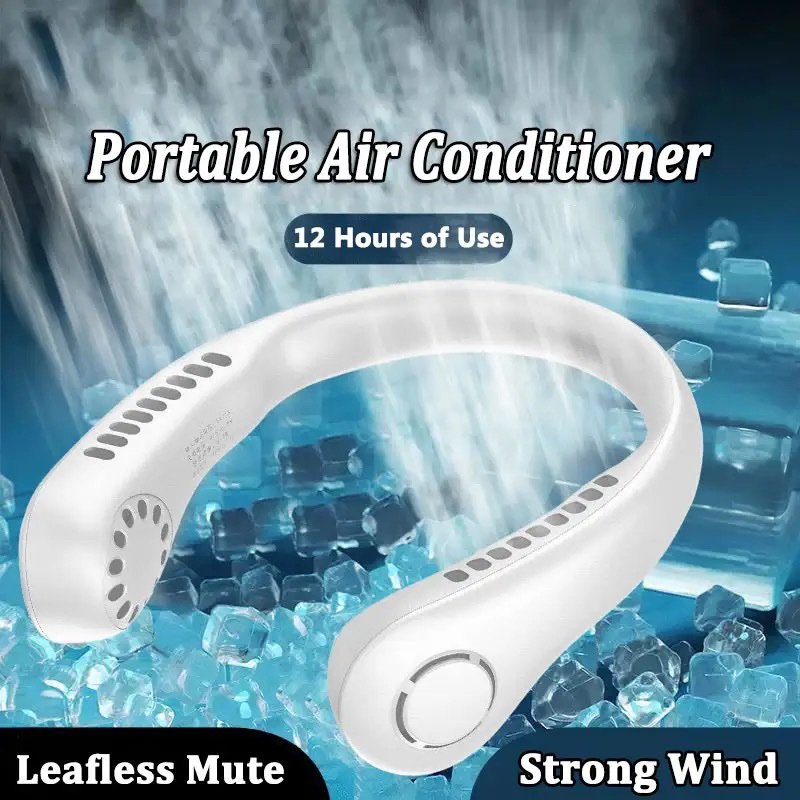 Rechargeable Portable Hanging Neck Fan